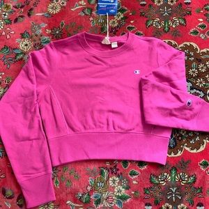 Champion reverse weave sweatshirt- crop Brand new